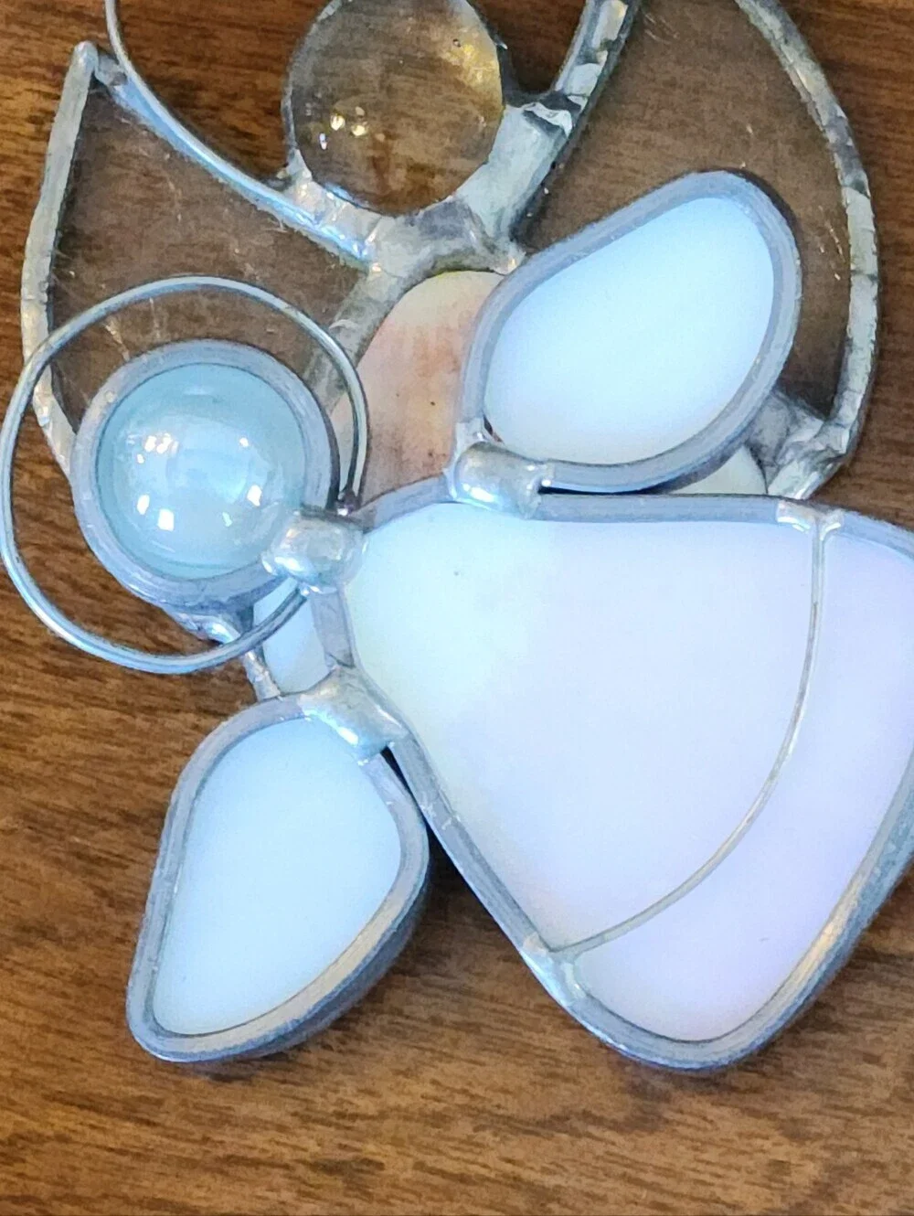 Vtg Angel Ornaments Suncatchers Shell 